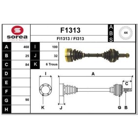 Acquista Semiasse da SNRA F1313 a buon mercato per soli 172,59 €