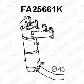 Compre Pré-catalisador da VENEPORTE FA25661K a um preço baixo por 342,92 €