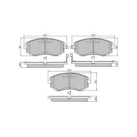 Acquista Kit pastiglie freni da FREMAX FBP-1627 a buon mercato per soli 30,40 €