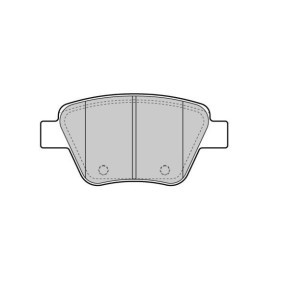 Bremsbeläge FBP-1663 für SKODA