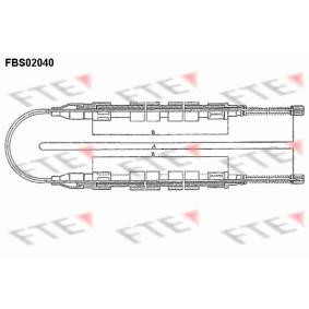 Handbremsseil FBS02040 von FTE günstig für 23,76 € online kaufen