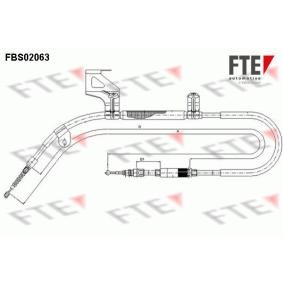 Handbremsseil für VW von FTE