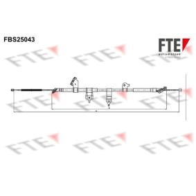 Handbremsseil für TOYOTA von FTE