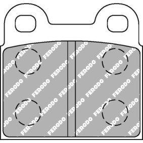 Acquista Kit pastiglie freni da FERODO RACING FCP3H a buon mercato per soli 105,11 €