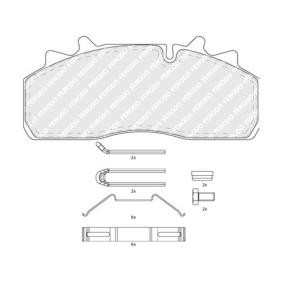 Bremsbeläge FCV4043B für DAF