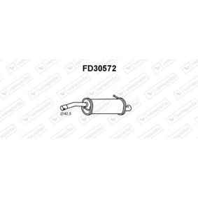 Endschalldämpfer FD30572 für MAZDA