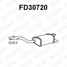 Endschalldämpfer FD30588