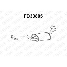 Achetez des Silencieux intermédiaire VENEPORTE FD30805 à prix pour 111,10 €