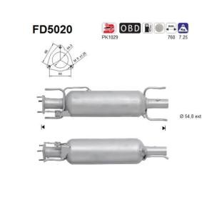 Partikelfilter (DPF) FD5020 für 159 (939) für 320,52 CHF