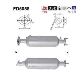Acquista Filtro antiparticolato (FAP) da AS FD5058 a buon mercato per soli 422,49 €