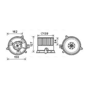 Køb El-motor, kabineblæser af AVA COOLING SYSTEMS FD8576 til den lave pris 2787,20 DKK