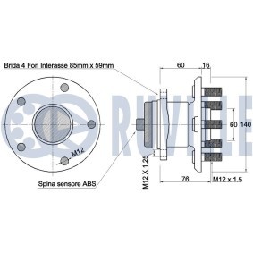 Compre Rolo tensor, correia trapezoidal estriada de RUVILLE online para Classe E Camião de plataforma / Chassis (VF210) a preços moderados