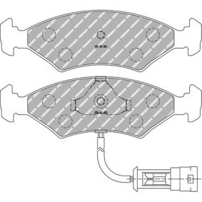 Acquista Kit pastiglie freni da FERODO RACING FDS212 a buon mercato per soli 117,61 €