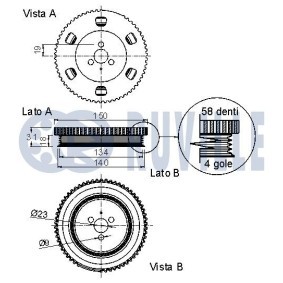 Comprar Brazo tensor, correa poli V de RUVILLE 55343 a bajo precio de 65,67 €