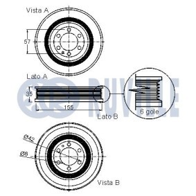 Compre Tensor de la correa trapecial poli v de RUVILLE online para 4C Coupé (960_) a precios moderados