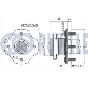 Compre Rolo tensor, correia dentada de RUVILLE online para 19 II Cabriolet (D53_, 853_) a preços moderados