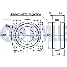 Compre Rolo tensor, correia trapezoidal de RUVILLE online para TWINGO I (C06_) a preços moderados
