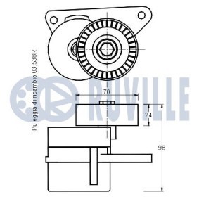 Wasserpumpe + Zahnriemensatz für SUZUKI von RUVILLE