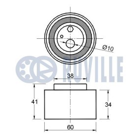 Achetez des Kit de distribution + pompe à eau RUVILLE 55739702 à prix pour 120,98 €