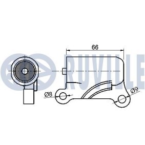 Spannrolle, Zahnriemen 55818