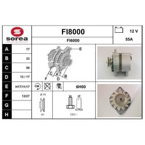 Lichtmaschine von SNRA FI8000