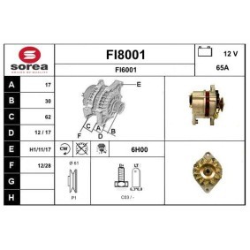 Lichtmaschine von SNRA FI8001