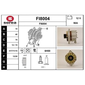 Lichtmaschine von SNRA FI8004