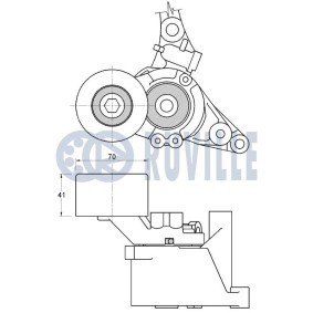 Spannrolle, Zahnriemen 56015