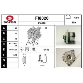 Lichtmaschine FI8020 für AUTOBIANCHI