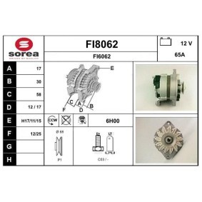 Lichtmaschine von SNRA FI8062