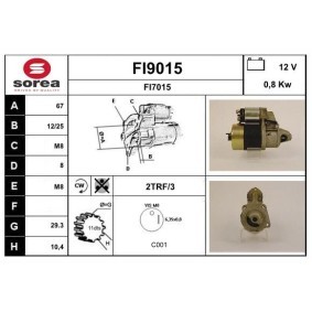 Köp Startmotor av SNRA FI9015 till det låga priset 2104,75 kr