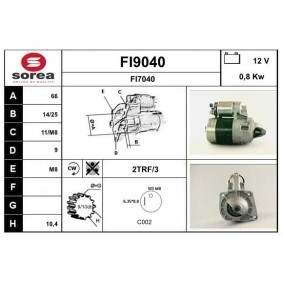 Anlasser FI9040 für AUTOBIANCHI
