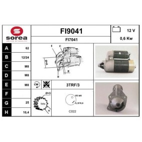 Anlasser FI9041 für AUTOBIANCHI