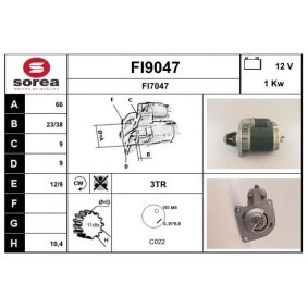 Acquista Motorino avviamento da SNRA FI9047 a buon mercato per soli 159,84 €