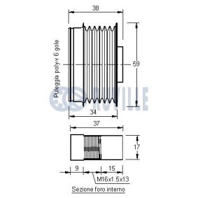 Achetez des Kit de distribution + pompe à eau RUVILLE 56609701 à prix pour 104,82 €