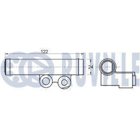 Compre Polea tensora, correa dentada de RUVILLE online para Aeroback Hatchback (C2_A, C9_L) a precios moderados