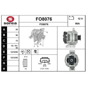 Lichtmaschine FO8076 für JAGUAR