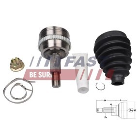 Acquista Kit giunto omocinetico da FAST online per Movano Mk I (A) Combi (X70) a prezzi moderati