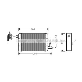 Acquista Scambiatore calore per riscaldamento abitacolo da PRASCO FT6091 a buon mercato per soli 1049,26 €