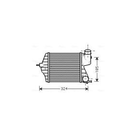 Kjøp Intercooler av AVA COOLING SYSTEMS FTA4309 til den lave prisen 2193,51 NOK
