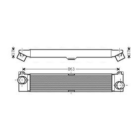 Kjøp Intercooler av AVA COOLING SYSTEMS FTA4353 til den lave prisen 3067,78 NOK
