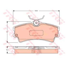 Acquista Kit pastiglie freni da TRW GDB2105 a buon mercato per soli 82,19 €