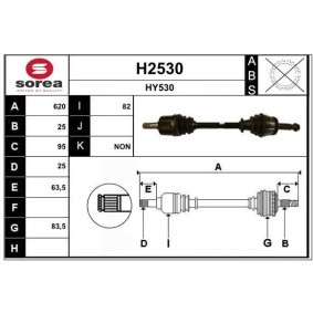 Comprar Árbol de transmisión de SNRA H2530 a bajo precio de 357,52 €
