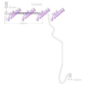 Bremsschlauch H6686Q von KAWE günstig für 22,66 € online kaufen