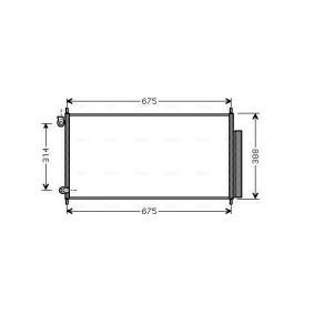 Kjøp Kondensator, klimaanlegg av AVA COOLING SYSTEMS HD5185D til den lave prisen 2200,27 NOK