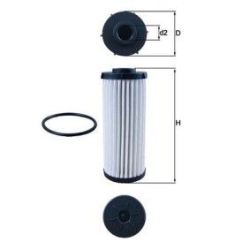 VOLKSWAGEN Hydraulikfilter, Automatikgetriebe von KNECHT