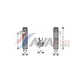 Acquista Scambiatore calore per riscaldamento abitacolo da AVA COOLING SYSTEMS HY6438 a buon mercato per soli 208,85 €
