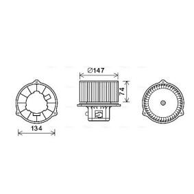 Gebläsemotor HY8354