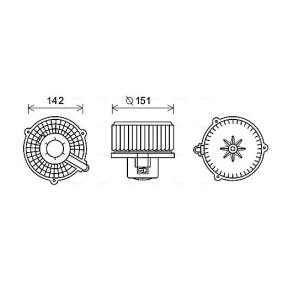 Køb El-motor, kabineblæser af AVA COOLING SYSTEMS HY8400 til den lave pris 1231,66 DKK