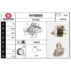 Anlasser für HYUNDAI von SNRA